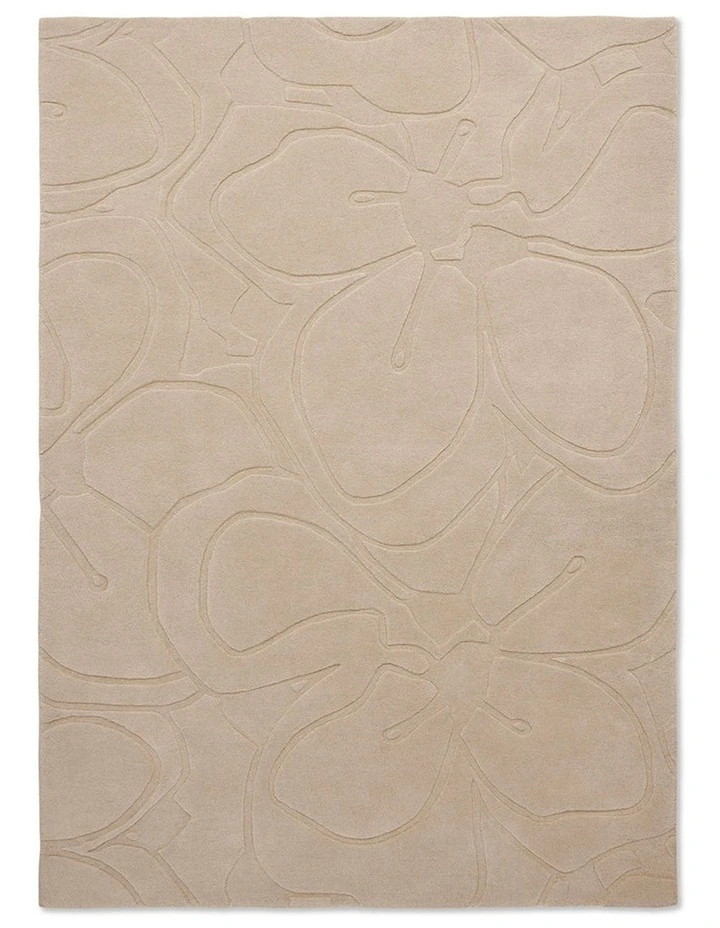 Romantic Magnolia Rug 162701 in Brown image 1