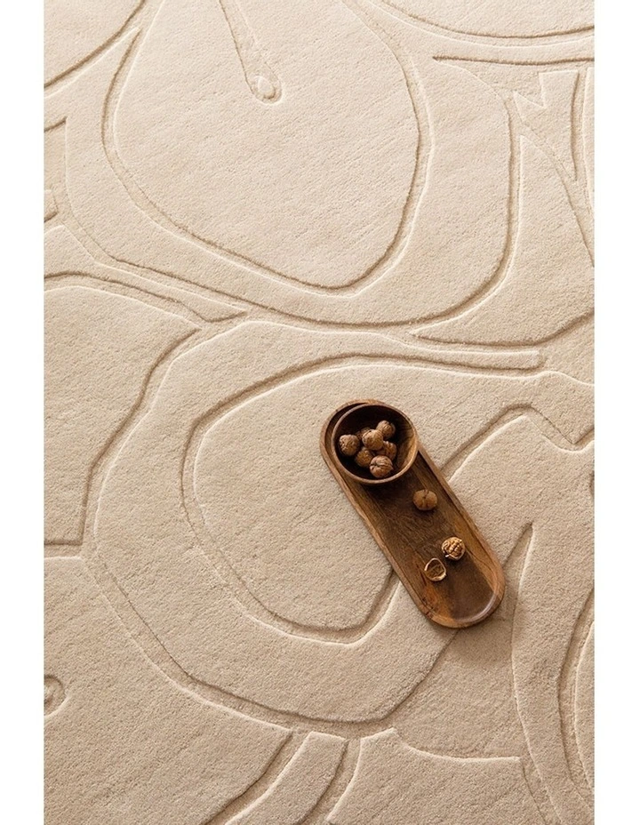 Romantic Magnolia Rug 162701 in Brown image 4