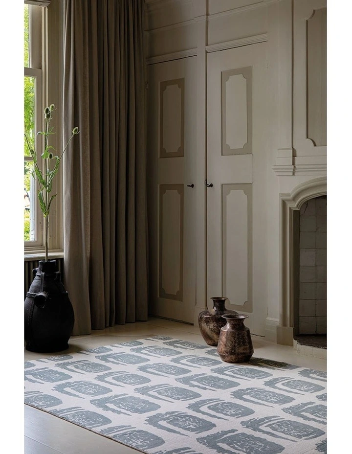 Woodblock Rug 163001 in Grey image 3