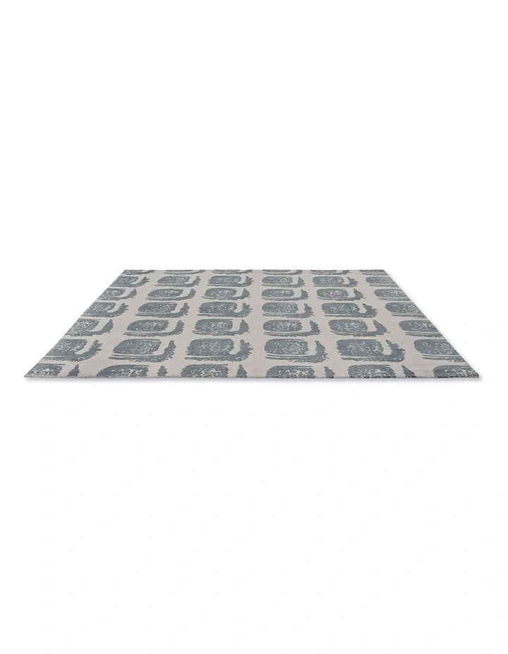 Woodblock Rug 163001 in Grey image 5