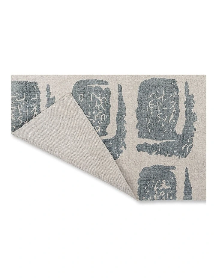 Woodblock Rug 163001 in Grey image 7