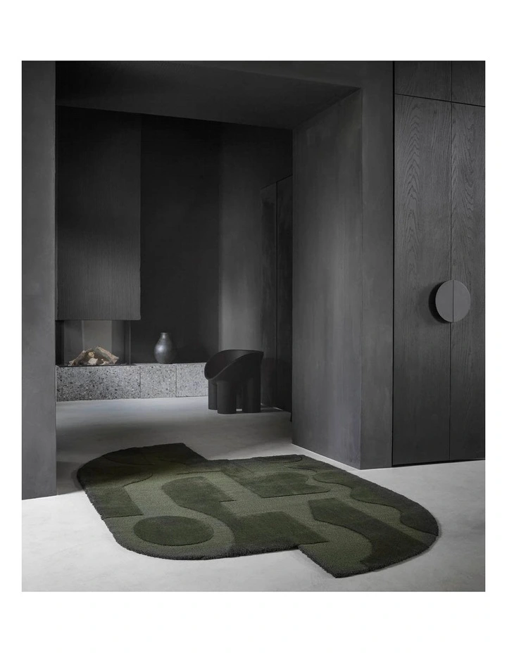 Twinset Mural Rug 121107 in Forest image 2