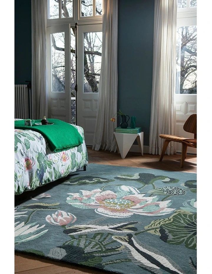 Waterlily Rug 038608 in Midnight Pond image 2