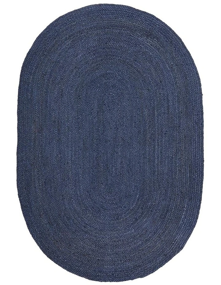 Bondi Oval Rug in Navy image 1