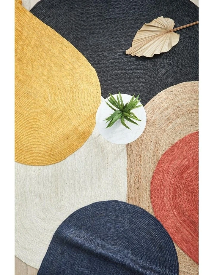 Bondi Oval Rug in Navy image 2