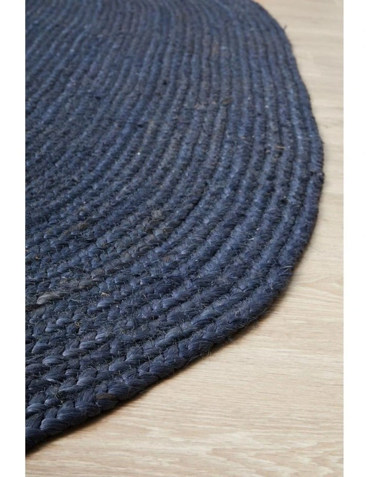 Bondi Oval Rug in Navy image 7