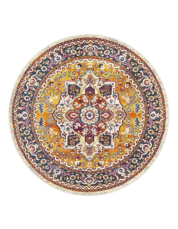 Rug Culture Babylon Round Rug In Multi image 1
