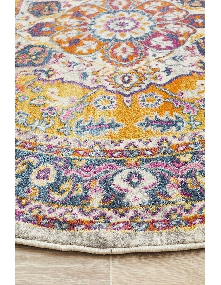 Rug Culture Babylon Round Rug In Multi image 5