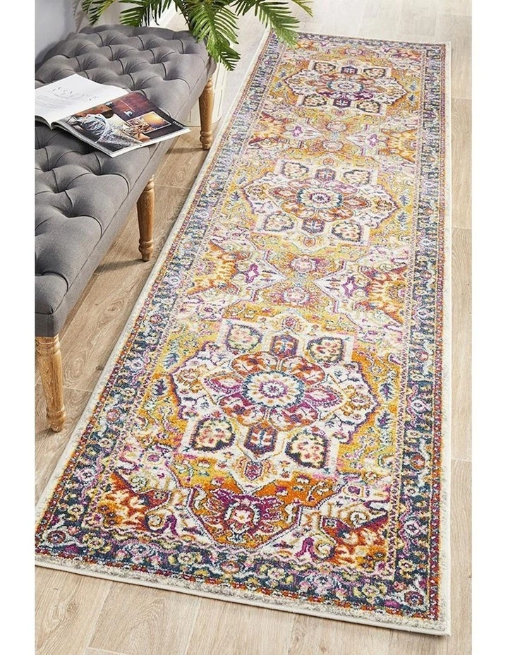 Babylon Runner Rug 207 in Multi image 2