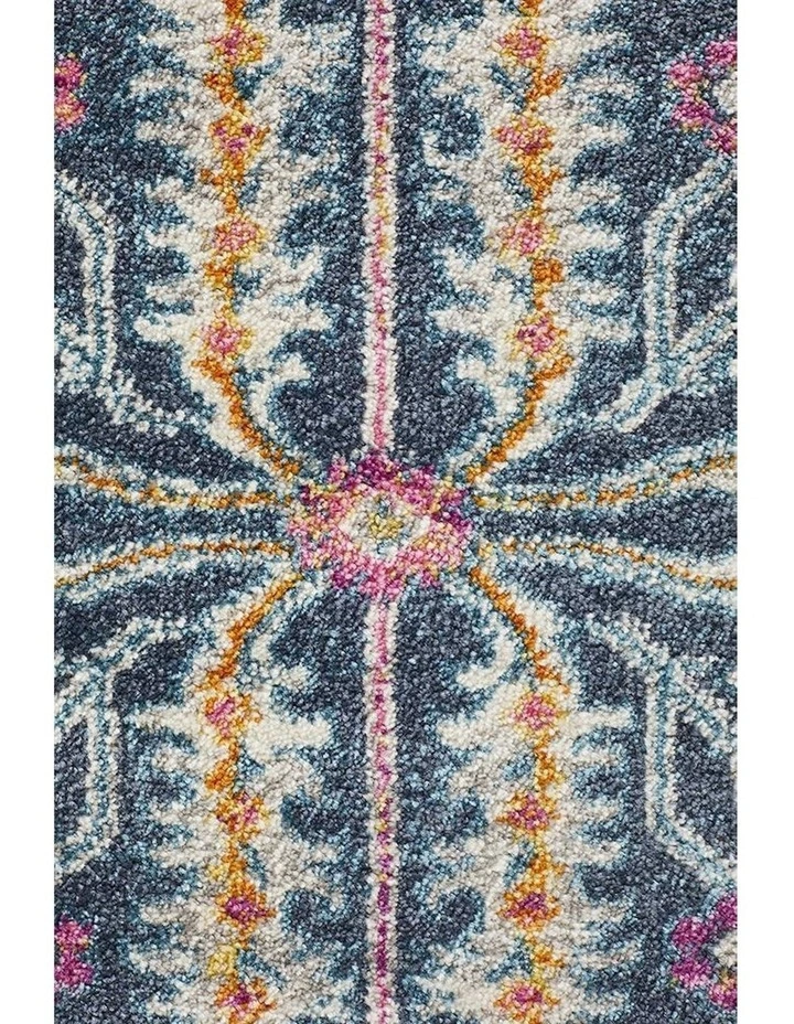 Babylon Round Rug in Navy image 6