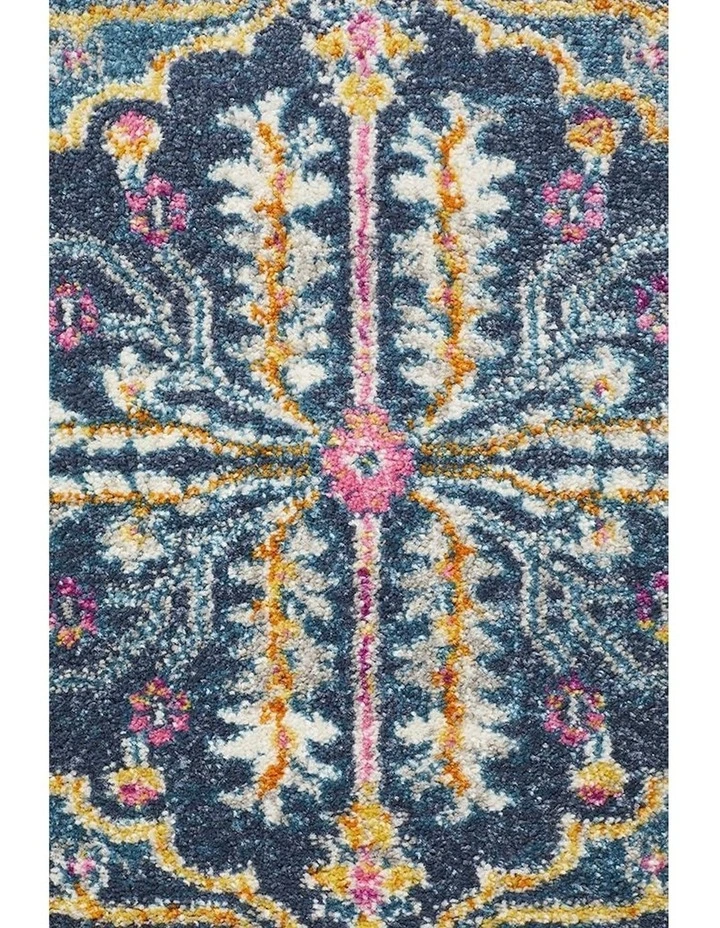 Babylon Runner Rug in Navy image 6