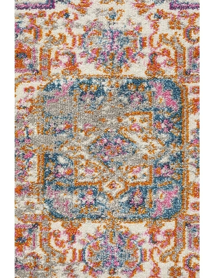 Babylon Round Rug 211 in Grey image 6