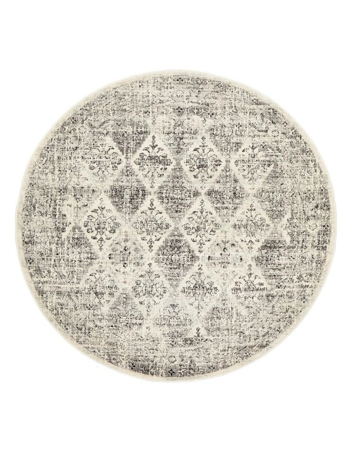 Rug Culture Century Round Rug 999 In Grey image 1