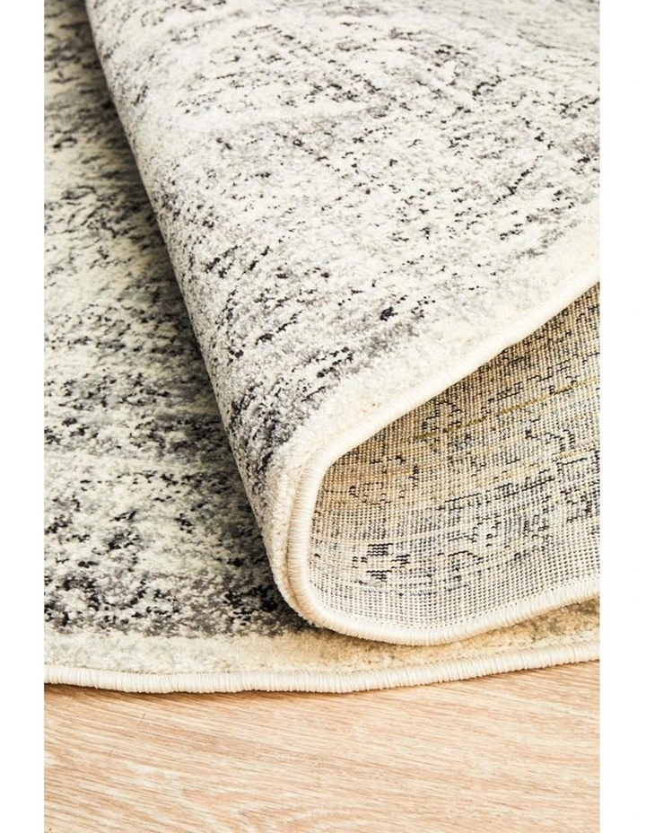 Rug Culture Century Round Rug 999 In Grey image 2