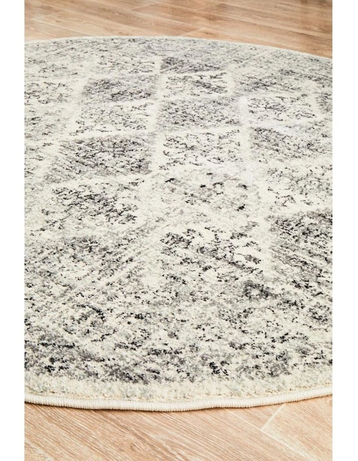 Rug Culture Century Round Rug 999 In Grey image 7