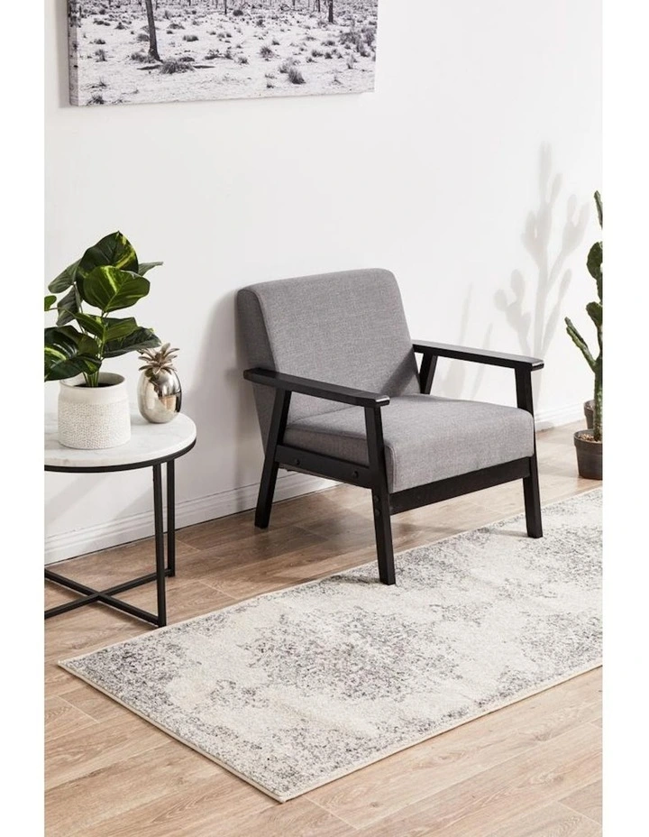 Chrome Rita Rug in Silver image 3