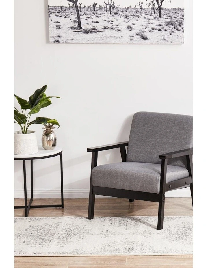 Chrome Rita Rug in Silver image 4