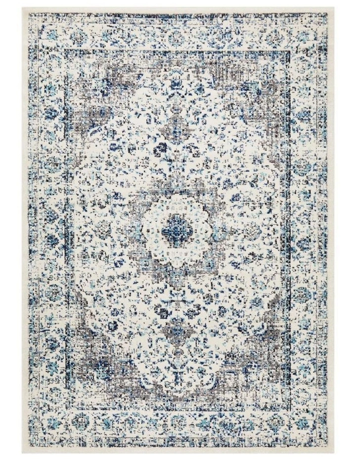 Evoke Mist Transitional Rug in White image 1