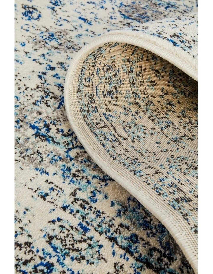 Evoke Mist Transitional Runner Rug in Grey image 3