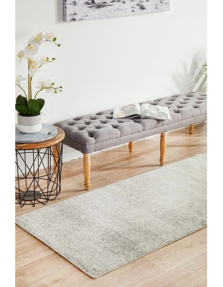 Rug Culture 7kg Evoke Shine Transitional Rug In Silver image 3