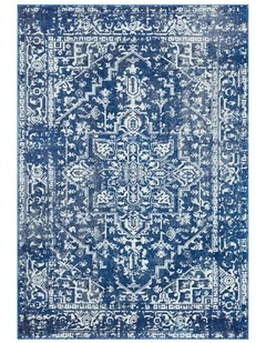 Evoke Contrast Transitional Rug in Navy