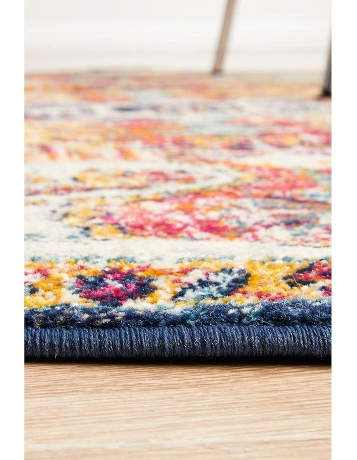 Evoke Carnival Transitional Round Rug in Multi image 7