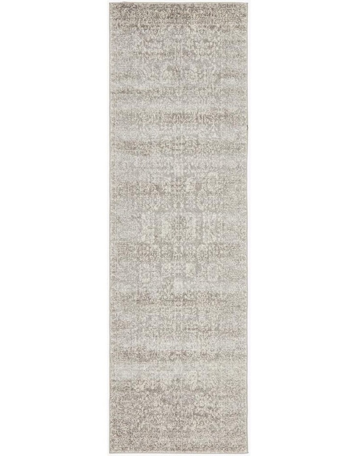 Evoke Homage Transitional Runner Rug in Grey