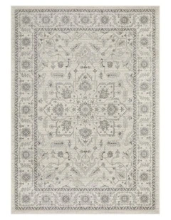 Evoke Winter Transitional Rug in White