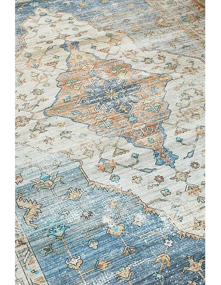 Kindred Blair Washable Rug in Navy image 4