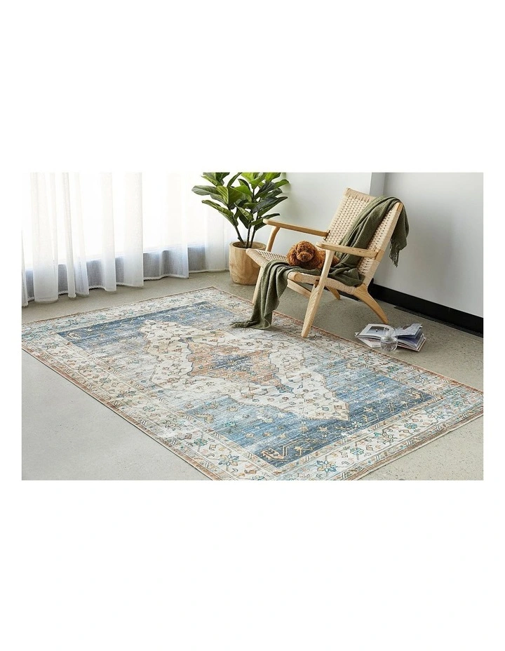 Kindred Blair Washable Rug in Navy image 7
