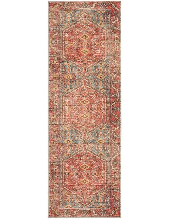 Rug Culture 6kg Legacy 856 Runner Rug In Crimson image 1