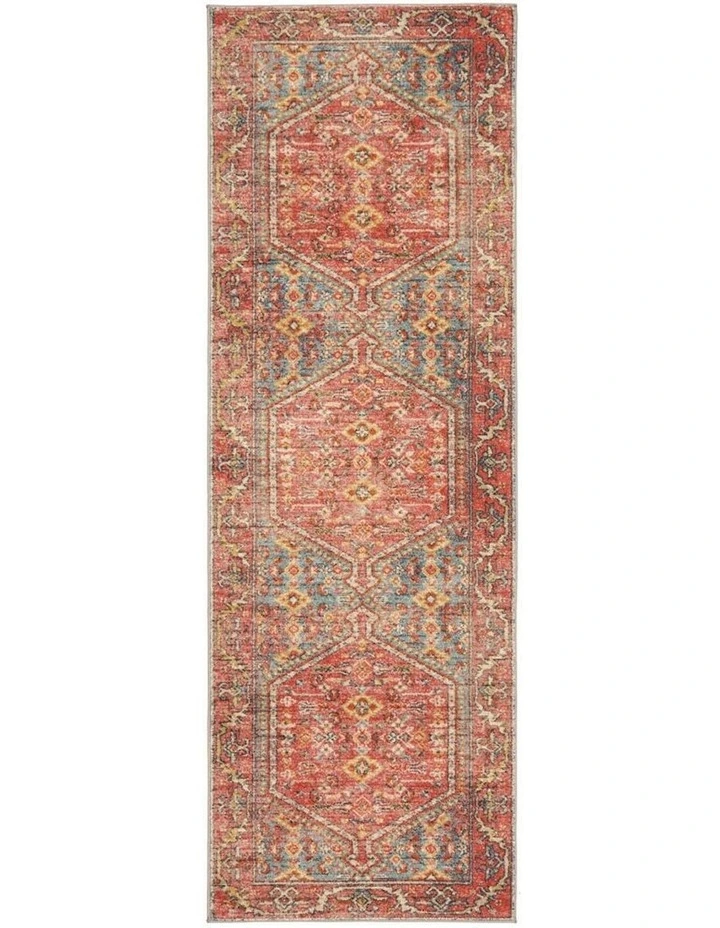 Rug Culture 6kg Legacy 856 Runner Rug In Crimson image 1