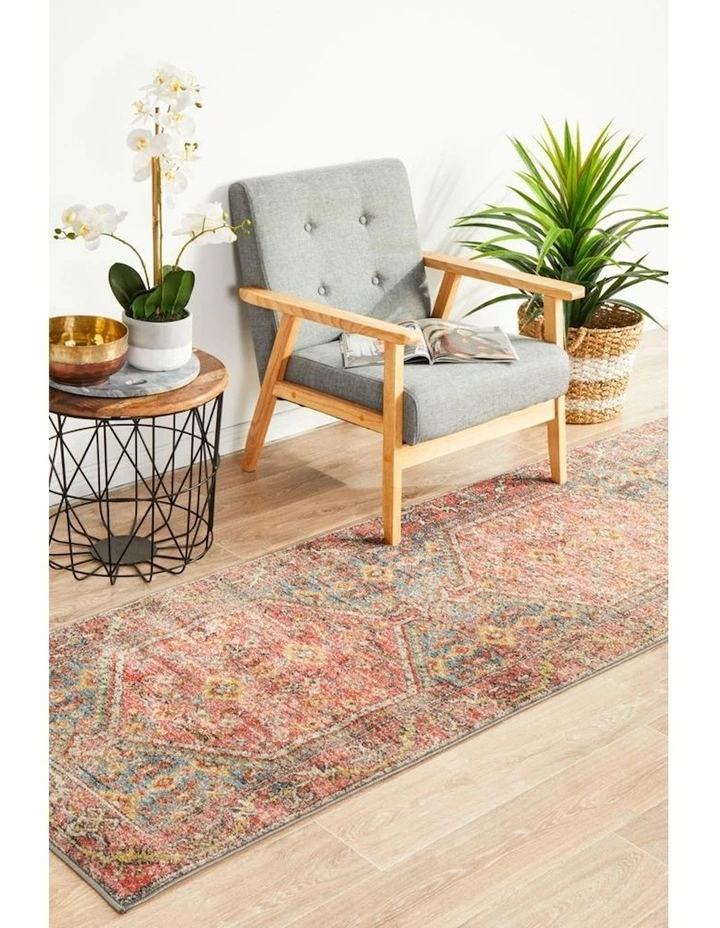 Rug Culture 6kg Legacy 856 Runner Rug In Crimson image 2