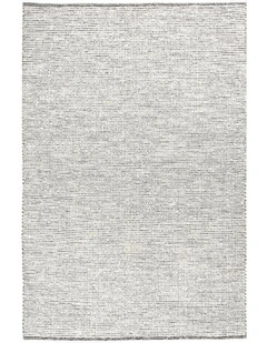 Loft Stunning Wool Rug in Black