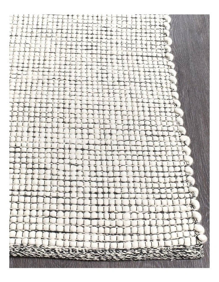 Loft Stunning Wool Rug in Black image 2