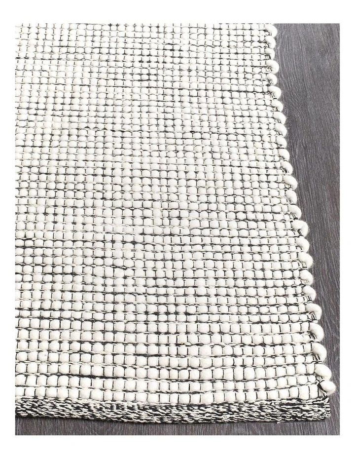 Loft Stunning Wool Rug in Black image 7