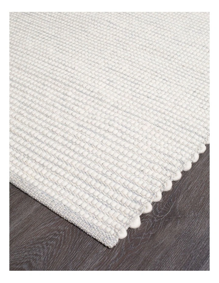 Loft Stunning Wool Rug in Silver image 3