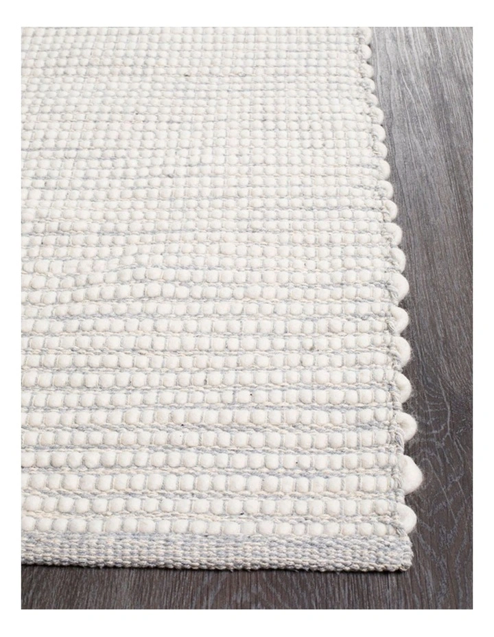 Loft Stunning Wool Rug in Silver image 4