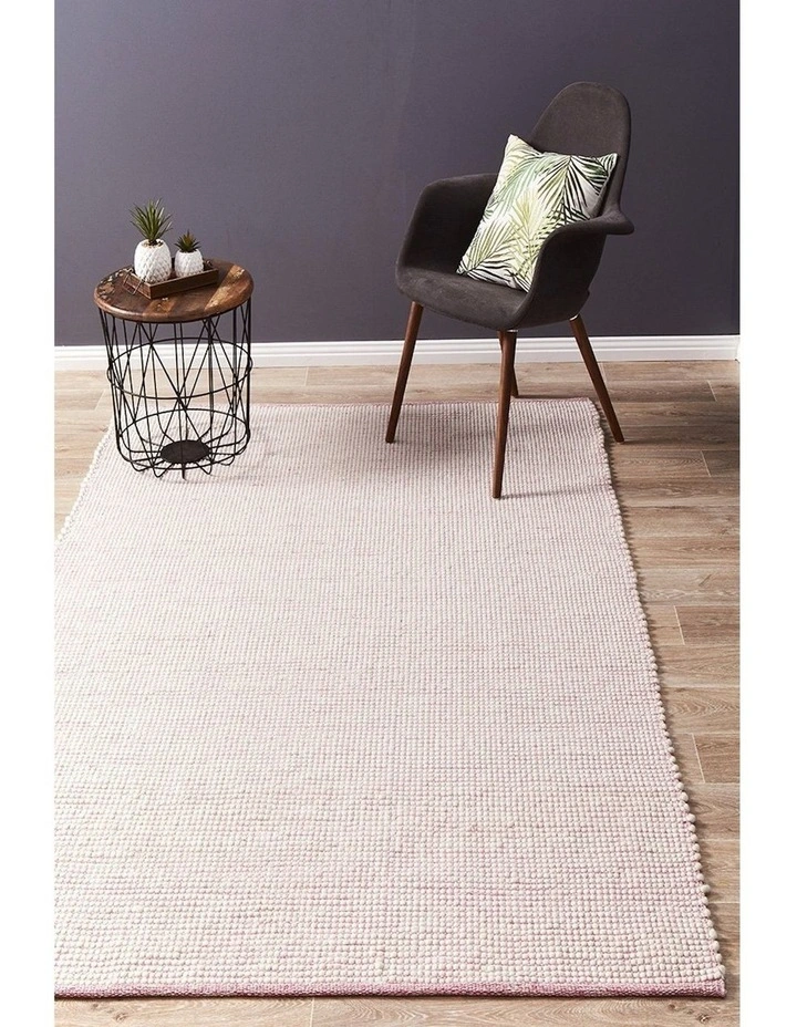 Loft Stunning Wool Rug in Pink image 4