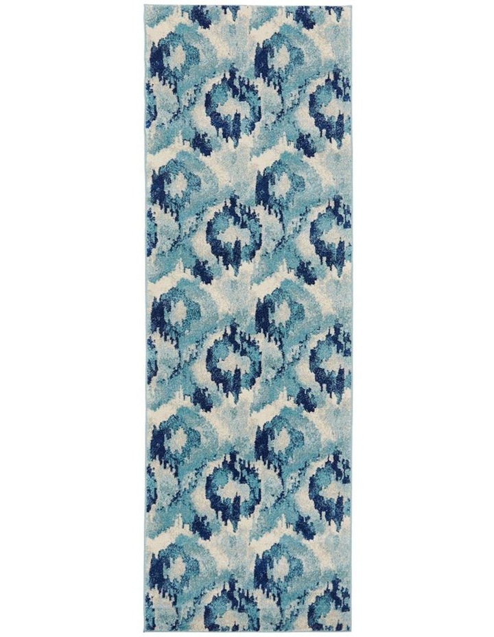Mirage Lesley Runner Rug in Whimsical Blue