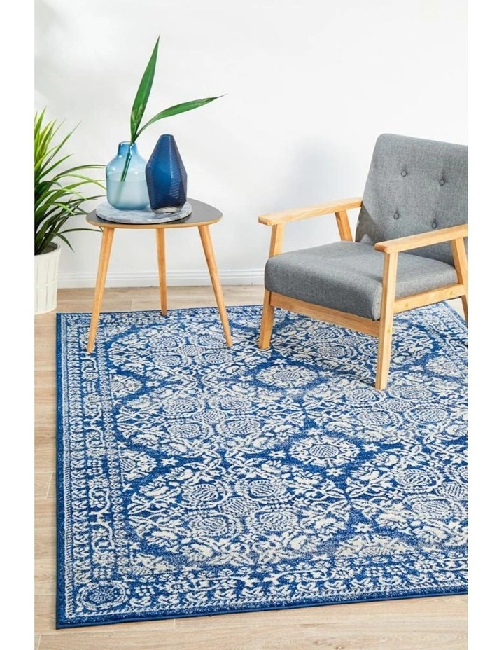 Mirage Gwyneth Stunning Transitional Rug in Navy image 4