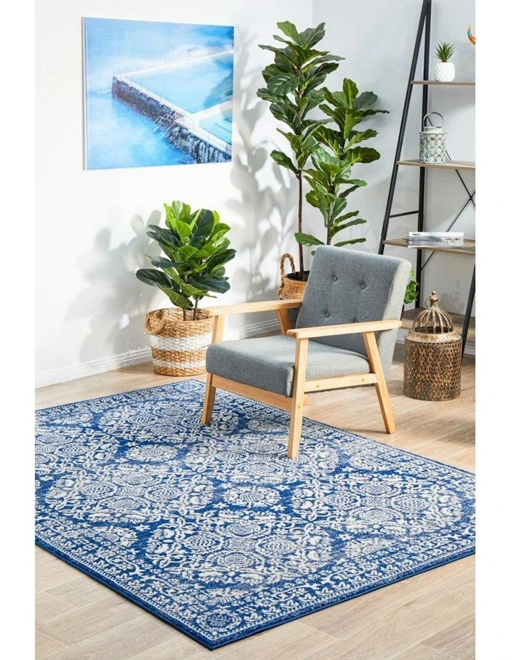 Mirage Gwyneth Stunning Transitional Rug in Navy image 6