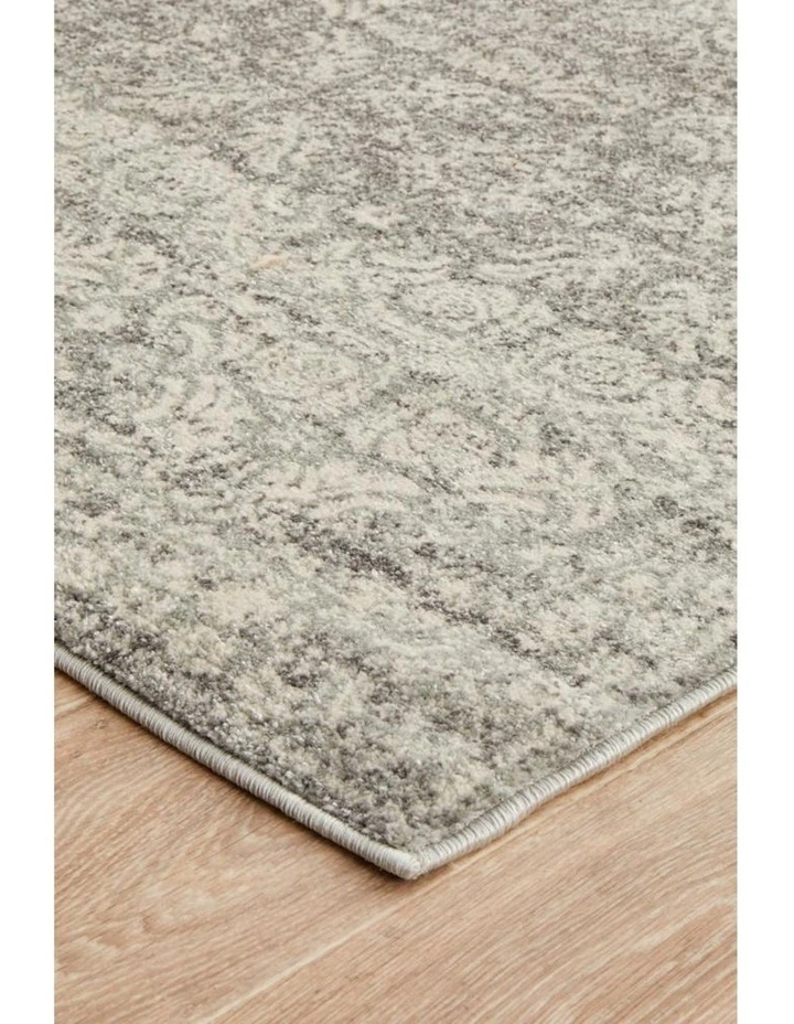 Mirage Gwyneth Stunning Transitional Runner Rug in Silver image 5