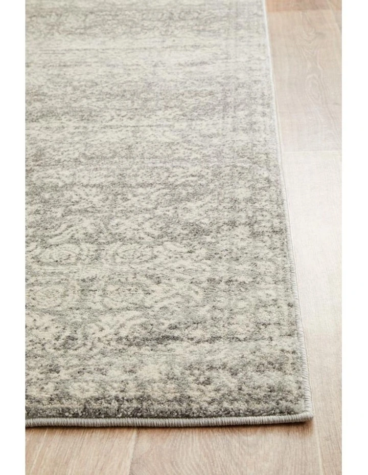Mirage Gwyneth Stunning Transitional Runner Rug in Silver image 6