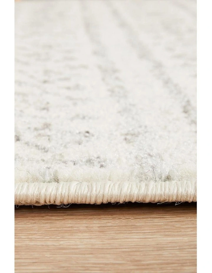 Mirage Adani Modern Tribal Design Runner Rug in Cream/Grey image 6