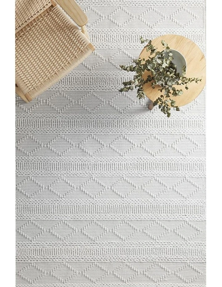 Maison Zoe Rug in White image 2