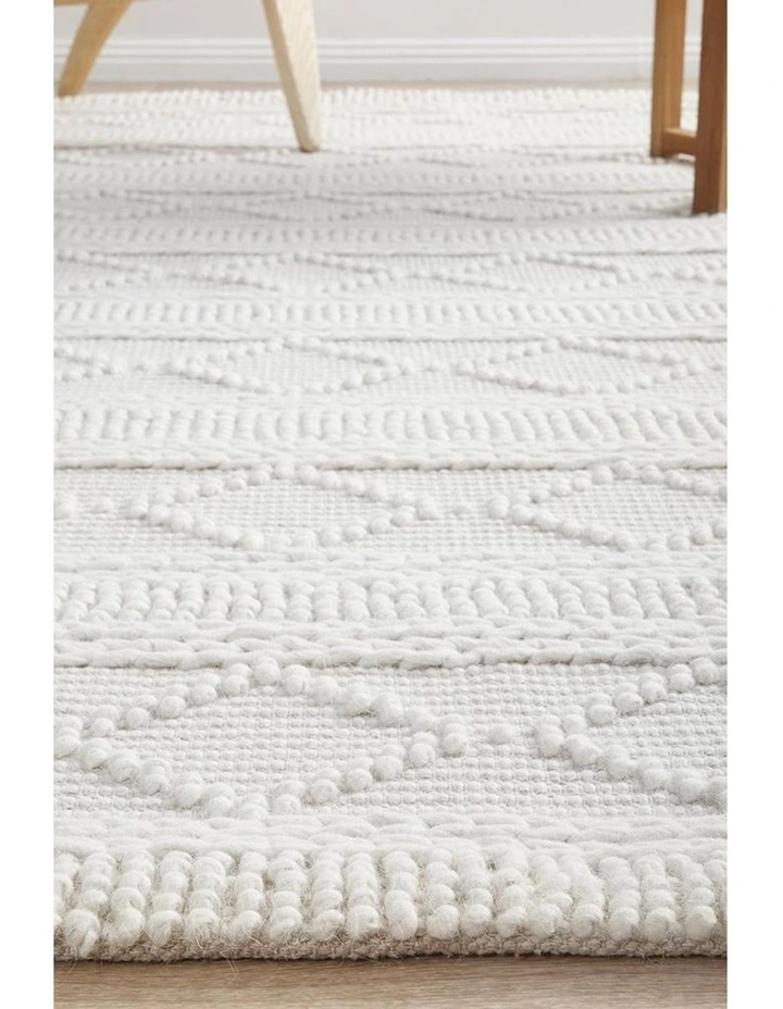 Maison Zoe Rug in White image 4