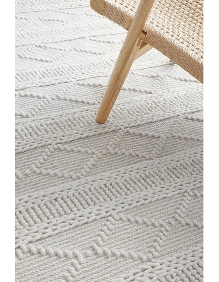 Maison Zoe Rug in White image 5