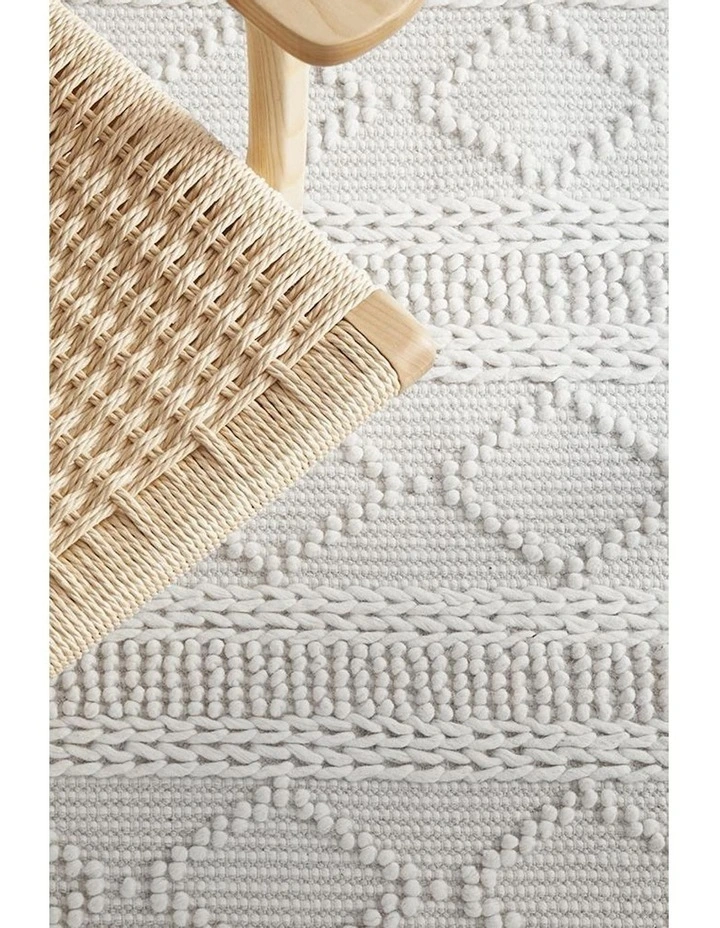 Maison Zoe Rug in White image 6