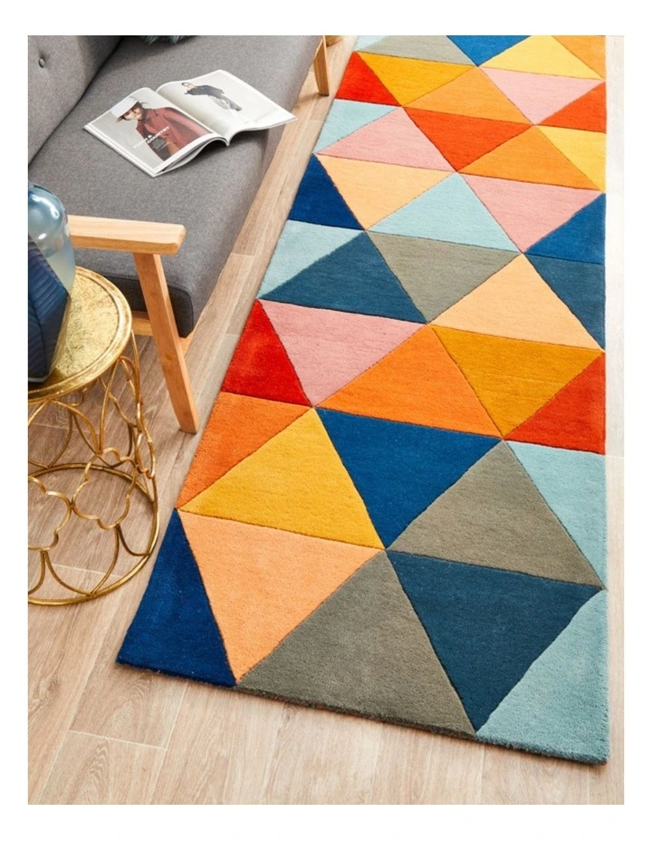 Matrix Pure Wool Runner Rug 905 in Multi image 2